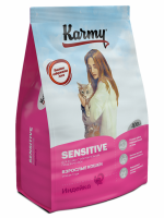 Karmy Sensitive для кошек Индейка - zooural.ru - Екатеринбург
