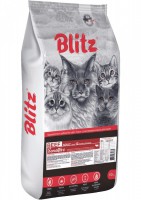 BLITZ сухой корм для кошек Говядина - zooural.ru - Екатеринбург