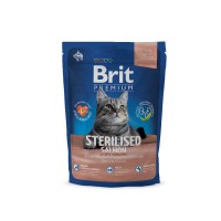 Brit Premium Sterilised д/стерилизованных кошек Лосось/Курица/Печень 300гр - ЗооУрал