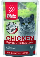 BLITZ пауч для кошек Курица/Потроха в соусе - zooural.ru - Екатеринбург
