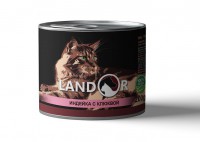 Landor for Cats Turkey With Cranberries Индейка/Клюква - zooural.ru - Екатеринбург
