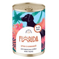 Florida корм для собак Утка/Клюква конс. - zooural.ru - Екатеринбург