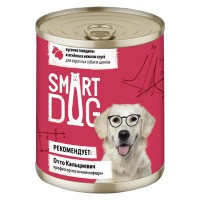Smart Dog для собак кусочки говядины и ягненка в соусе конс. - zooural.ru - Екатеринбург