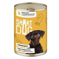 Smart Dog для собак кусочки курочки с потрошками в соусе конс. - zooural.ru - Екатеринбург