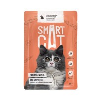 Smart Cat корм в соусе для кошек и котят Индейка пауч - zooural.ru - Екатеринбург