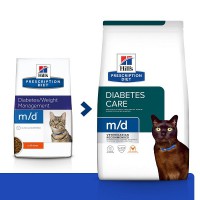Hill's PD m/d Diabetes Care лечебный корм для кошек - zooural.ru - Екатеринбург