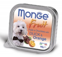 Monge Dog Fruit консервы для собак утка с апельсином - zooural.ru - Екатеринбург