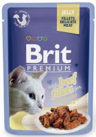 Brit Premium пауч д/кошек в желе Говядина - zooural.ru - Екатеринбург