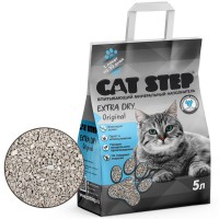 Cat Step Extra Dry Original впитывающий минеральный наполнитель - zooural.ru - Екатеринбург
