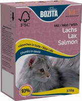 Bozita консервы для кошек кусочки в соусе лосось - zooural.ru - Екатеринбург