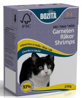 Bozita консервы для кошек кусочки в соусе креветки - zooural.ru - Екатеринбург