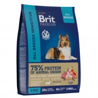 Brit Premium Dog Sensitive для собак Ягнёнок/Индейка - zooural.ru - Екатеринбург
