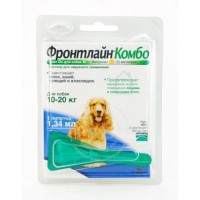Фронтлайн-КОМБО M Капли от блох и клещей для собак от 10 до 20кг 1,34мл - zooural.ru - Екатеринбург
