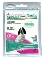 Фронтлайн-КОМБО L Капли от блох и клещей для собак от 20 до 40кг 2,68мл - zooural.ru - Екатеринбург