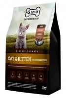 Gina Classic Cat & Kitten Anchovies & Potato     - zooural.ru - 