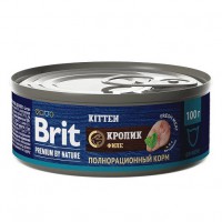 Brit Premium by Nature For Kitten для котят Кролик конс. - zooural.ru - Екатеринбург