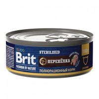 Brit Premium by Nature Sterilised корм для кошек Перепёлка конс. - zooural.ru - Екатеринбург