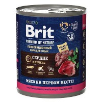 Brit Premium by Nature для собак Говядина/Печень конс. - zooural.ru - Екатеринбург