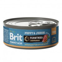 Brit Premium by Nature Puppy&Junior для щенков Телятина/Морковь конс. - zooural.ru - Екатеринбург