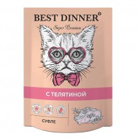 Best Dinner SP суфле для кошек Телятина пауч - zooural.ru - Екатеринбург
