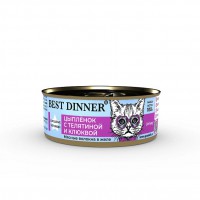 Best Dinner Exclusive VP Urinary для кошек Цыплёнок/Телятина/Кл конс - zooural.ru - Екатеринбург