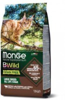 Monge Cat BWild GRAIN FREE беззер. из мяса буйвола для крупных кошек - zooural.ru - Екатеринбург