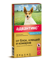 Адвантикс 100 для собак 4-10кг, 1 пипетка - zooural.ru - Екатеринбург