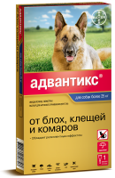 Адвантикс 400 для собак более 25кг, 1 пипетка - zooural.ru - Екатеринбург