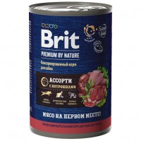 Brit Premium by Nature для собак Мясное ассорти/Потроха конс. - zooural.ru - Екатеринбург