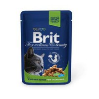 Brit Premium пауч д/стерилизованных кошек Курица - zooural.ru - Екатеринбург
