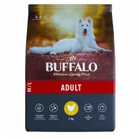 Buffalo Adult M/L сухой корм для собак Курица - zooural.ru - Екатеринбург