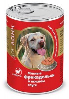 Dog Lunch консервы для собак Фрикадельки в соусе Говядина - zooural.ru - Екатеринбург