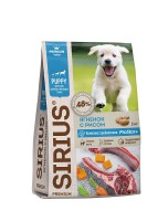 Sirius Premium Puppy для щенков Ягненок/Рис - zooural.ru - Екатеринбург