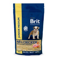 Brit Premium Dog Junior Medium для щенков Курица - zooural.ru - Екатеринбург