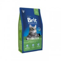 Brit Premium Sterilised д/стерилизованных кошек Курица/Печень 300гр - ЗооУрал