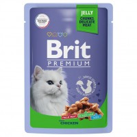 Brit Premium для кошек в желе Цыпленок пауч - zooural.ru - Екатеринбург