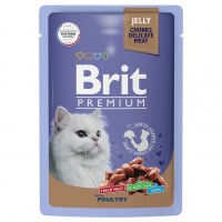 Brit Premium для кошек в желе Ассорти из птицы пауч - zooural.ru - Екатеринбург