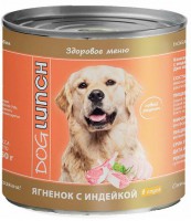 Dog Lunch консервы для собак Ягнёнок/Индейка в соусе - zooural.ru - Екатеринбург
