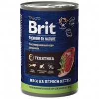 Brit Premium by Nature для щенков Телятина конс. - zooural.ru - Екатеринбург