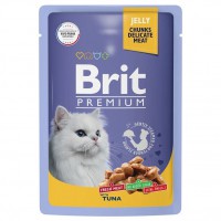 Brit Premium для кошек в желе Тунец пауч - zooural.ru - Екатеринбург