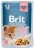 Brit Premium пауч д/котят филе в соусе Курица 85гр - ЗооУрал