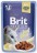 Brit Premium пауч д/кошек в желе Говядина 85гр - ЗооУрал