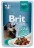 Brit Premium пауч д/кошек в соусе Говядина 85гр - ЗооУрал